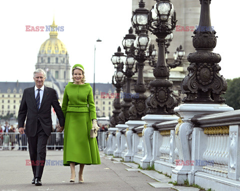 Belgijska para królewska z wizytą we Francji