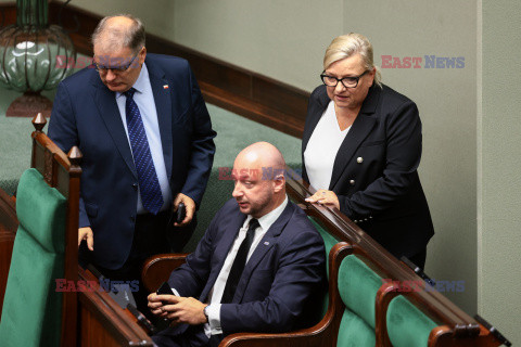 Orędzie prezydenta Andrzeja Dudy w Sejmie