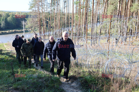 Szefowie MON i MSWiA przy granicy polsko-białoruskiej