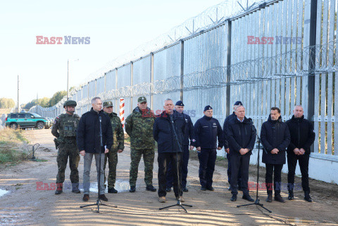 Szefowie MON i MSWiA przy granicy polsko-białoruskiej