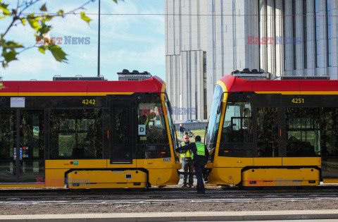 Testy tramwajowe na Wilanowie