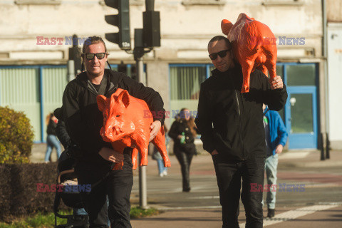 Gdański protest w obronie dzików