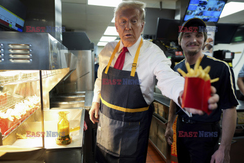 Donald Trump pracuje w McDonaldzie