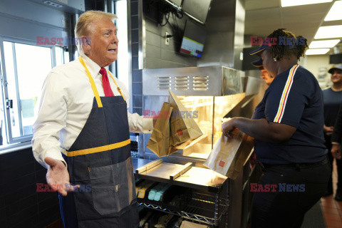 Donald Trump pracuje w McDonaldzie