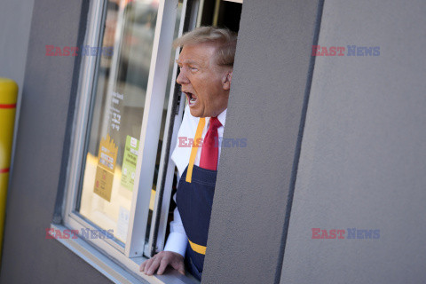 Donald Trump pracuje w McDonaldzie