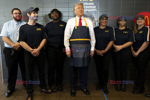 Donald Trump pracuje w McDonaldzie