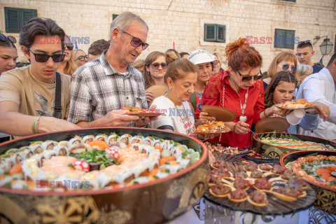 Festiwal jedzenia w Dubrowniku