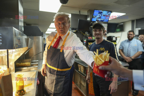 Donald Trump pracuje w McDonaldzie