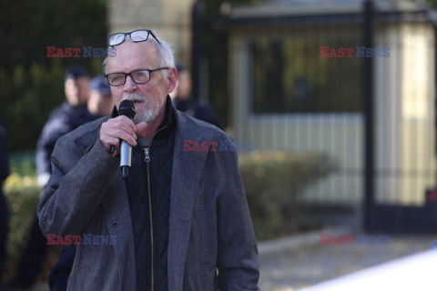 Azyl, prawo, konstytucja! - protest przed KPRM