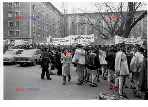 Strajki i demonstracje Solidarności