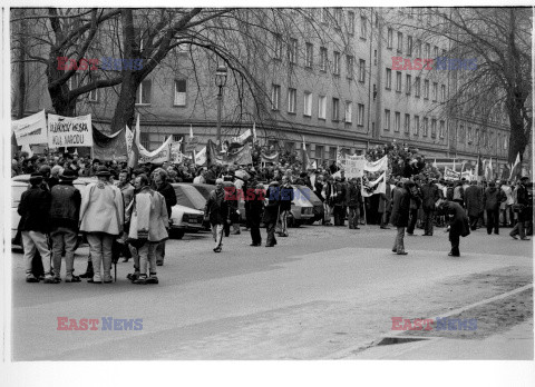 Strajki i demonstracje Solidarności