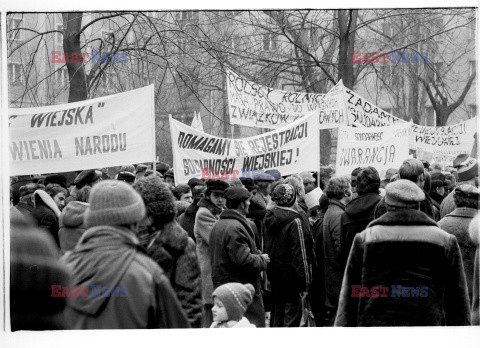 Strajki i demonstracje Solidarności