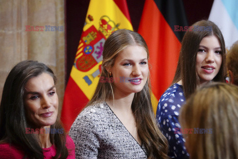 Hiszpańska rodzina królewska na rozdaniu  Nagród Księżnej Asturii