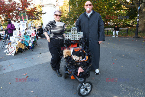 Halloweenowa parada psów