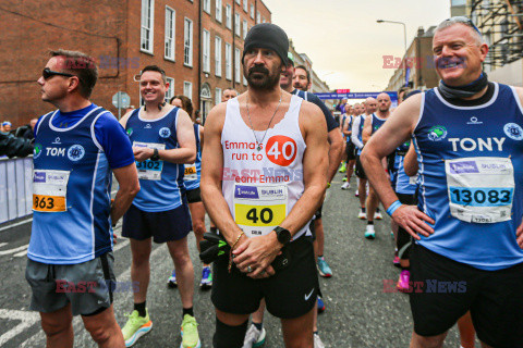 Colin Farrell biegnie w maratonie z przyjaciółką chorą na pęcherzowe oddzielanie się naskórka