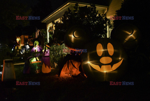 Dekoracje domów na Halloween