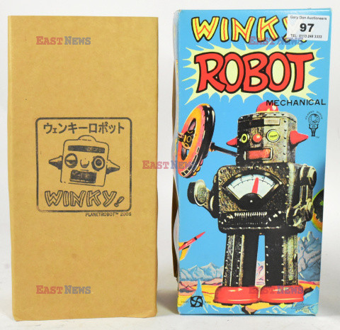 Kolekcja robotów zabawek retro