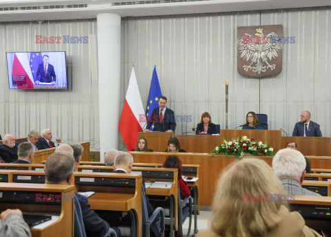 Expose ministra spraw zagranicznych Radosława Sikorskiego w Senacie