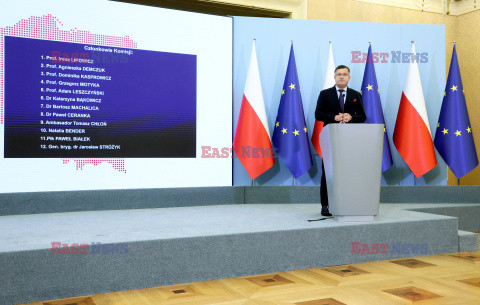 Konferencja szefa Komisji ds. badania wpływów rosyjskich i białoruskich