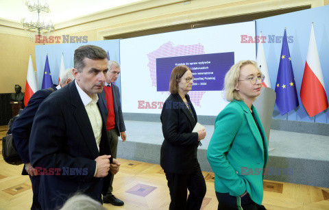 Konferencja szefa Komisji ds. badania wpływów rosyjskich i białoruskich