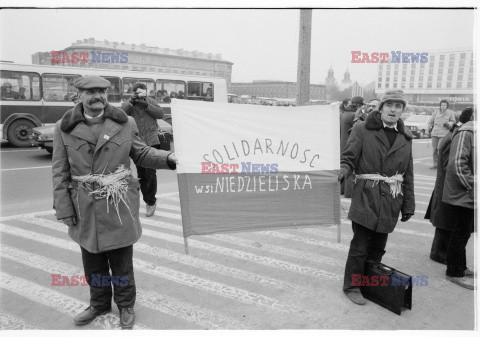 Strajki i demonstracje Solidarności