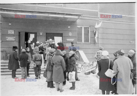 Strajki i demonstracje Solidarności