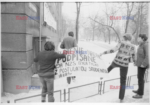 Strajki i demonstracje Solidarności