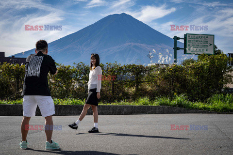 Góra Fuji ciągle bez śniegu