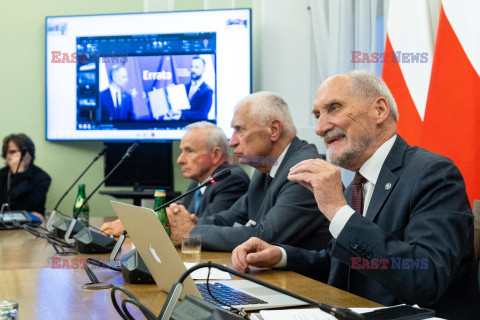 Konferencja prasowa Antoniego Macierewicza