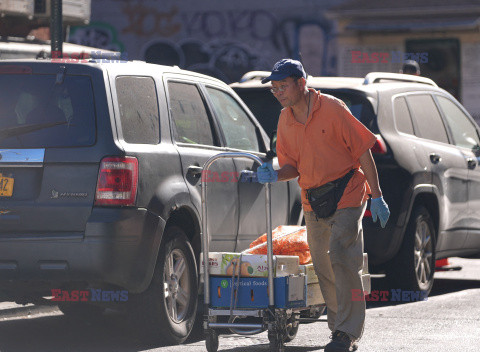 Życie codziennie w Chinatown w Nowym Jorku