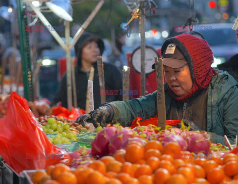 Życie codziennie w Chinatown w Nowym Jorku