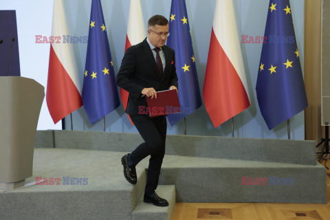 Konferencja szefa Komisji ds. badania wpływów rosyjskich i białoruskich