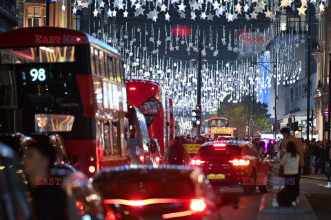 Świąteczna iluminacja na Oxford Street