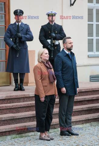 Wizyta minister obrony narodowej Czech w Warszawie