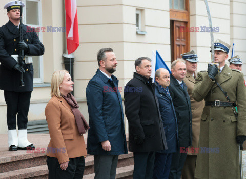 Wizyta minister obrony narodowej Czech w Warszawie