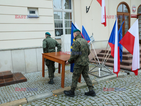 Wizyta minister obrony narodowej Czech w Warszawie