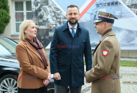 Wizyta minister obrony narodowej Czech w Warszawie