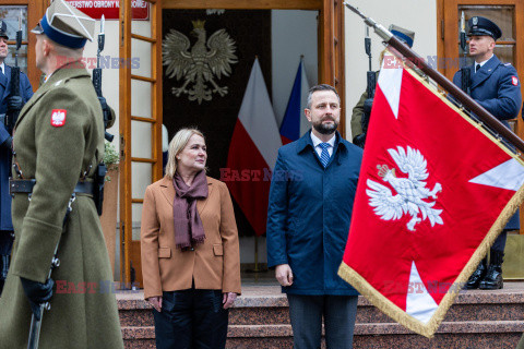 Wizyta minister obrony narodowej Czech w Warszawie