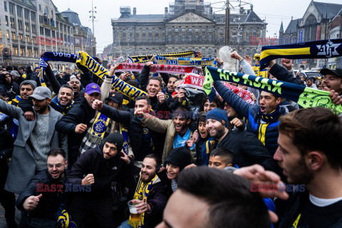 Zamieszki po meczu Maccabi Tel Aviv z Ajaxem w Amsterdamie