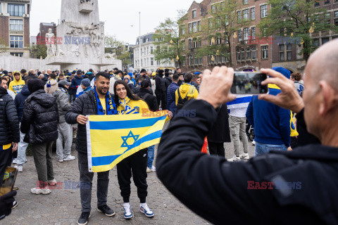 Zamieszki po meczu Maccabi Tel Aviv z Ajaxem w Amsterdamie