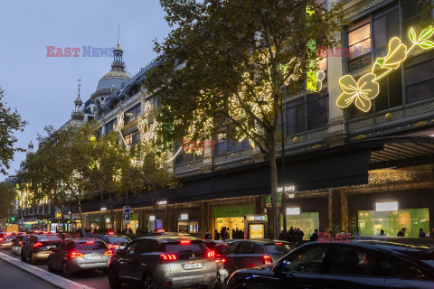 Juliette Binoche otwiera świateczną wystawę w Printemps Haussmann