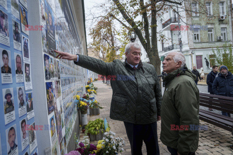 Josep Borrell w Kijowie