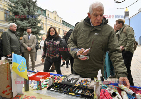 Josep Borrell w Kijowie