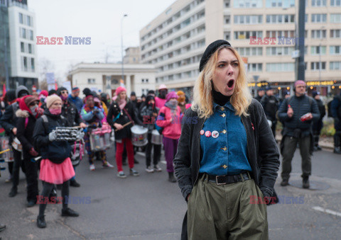 Demonstracja antyfaszystowska w Warszawie