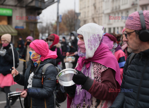 Demonstracja antyfaszystowska w Warszawie