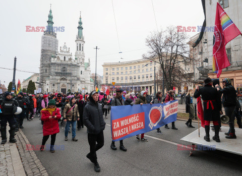 Demonstracja antyfaszystowska w Warszawie