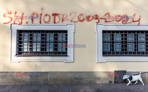 Samospalenie przed krakowską Kurią