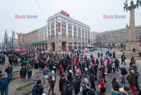 Demonstracja antyfaszystowska w Warszawie