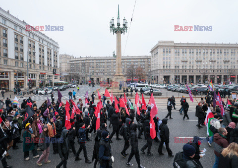 Demonstracja antyfaszystowska w Warszawie