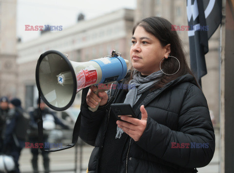 Demonstracja antyfaszystowska w Warszawie